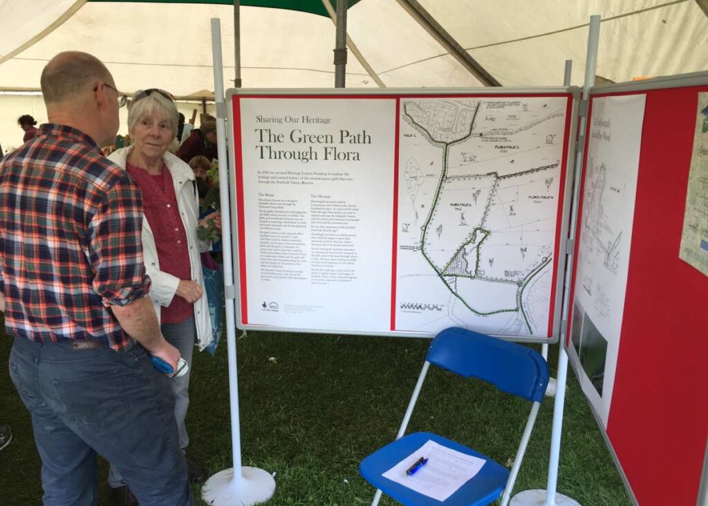 Exhibition stand for "The Green Path Through Flora"