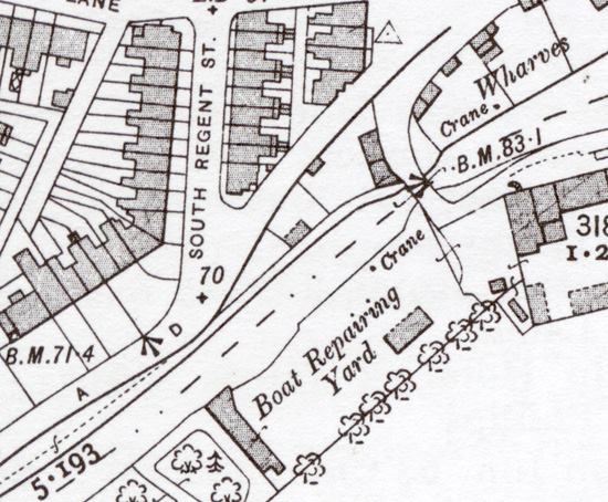 1910 Triangle OS Map