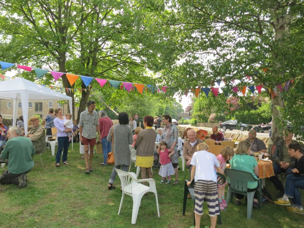 People attending the Triangle Spring Fair in May 2016