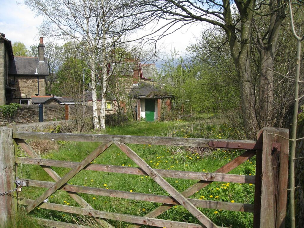 View of the gate