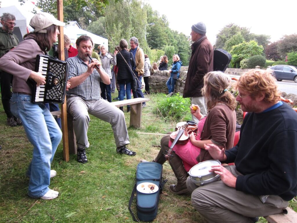 Musicians playing