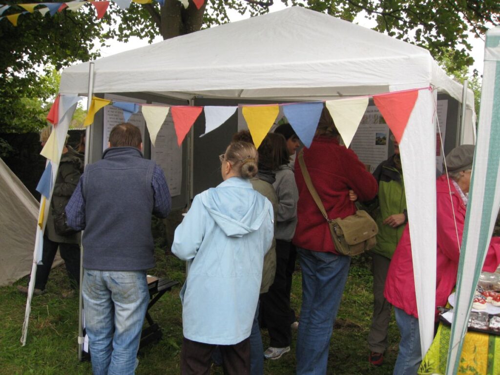 At one of the stalls