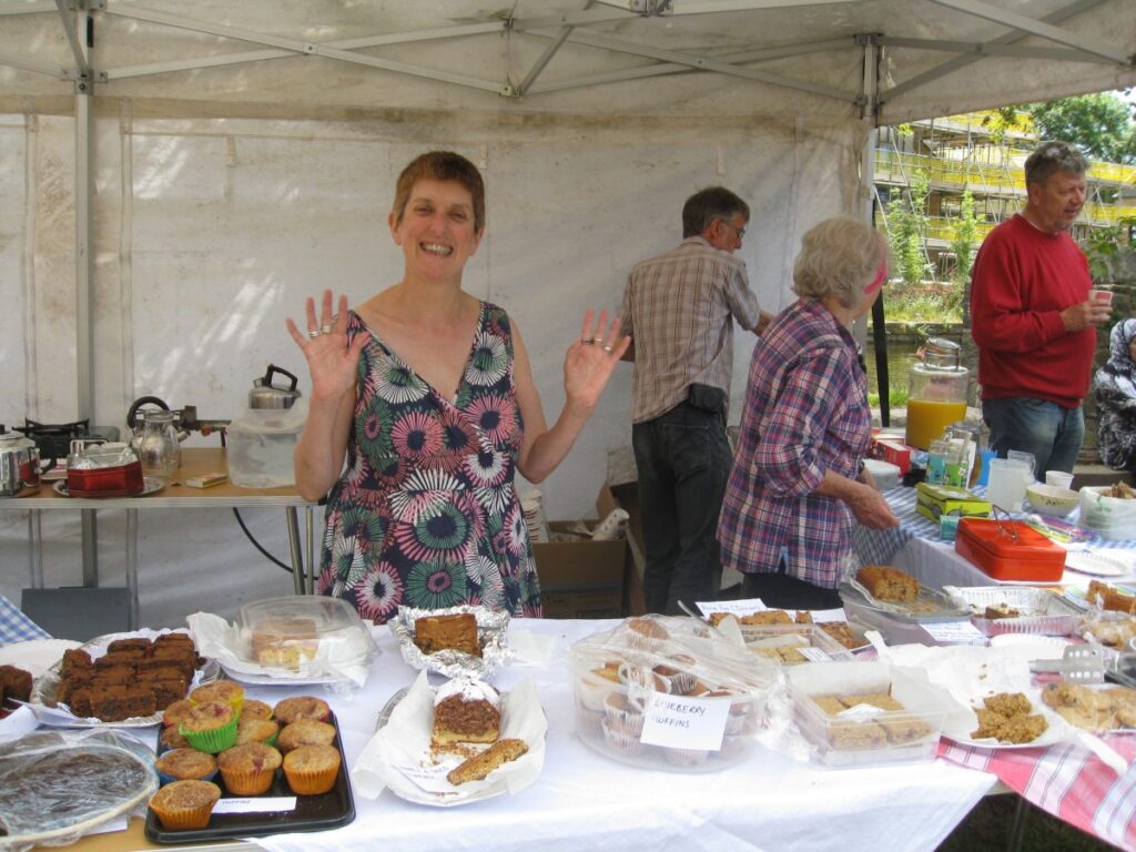 People attending the Triangle summer fair in July 2015