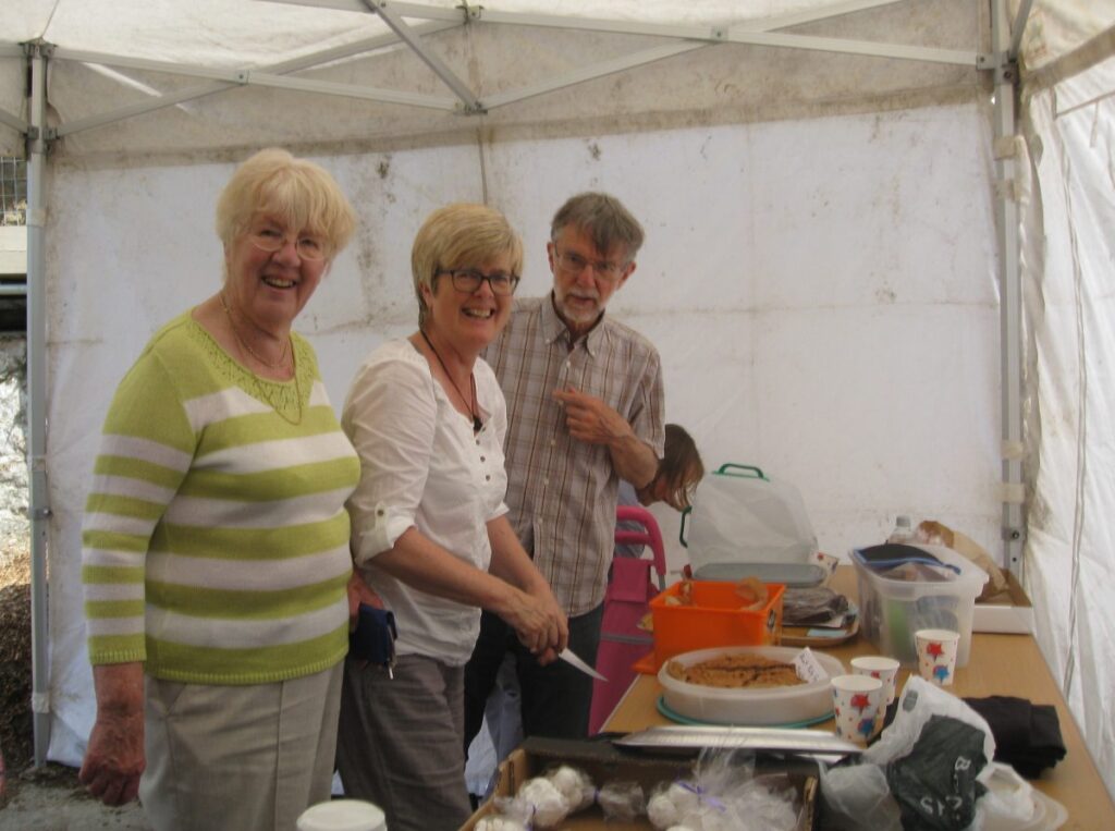 People attending the Triangle summer fair in July 2015