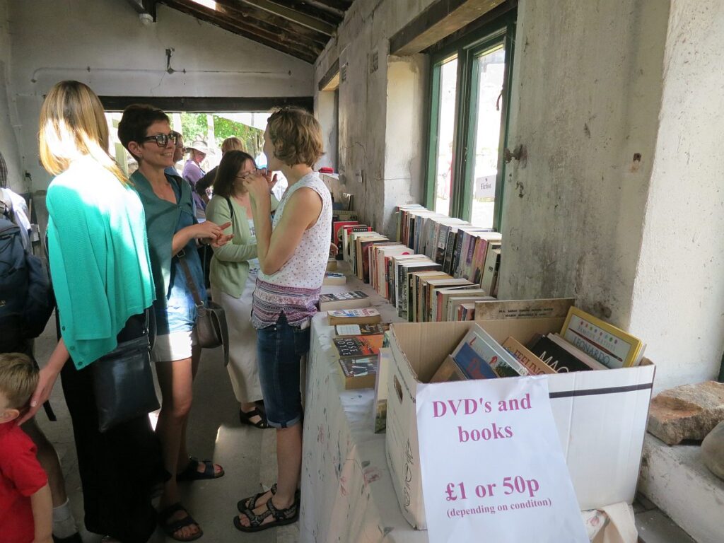 People attending the Triangle summer fair in July 2015