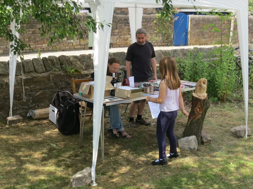 People attending the Triangle summer fair in July 2015