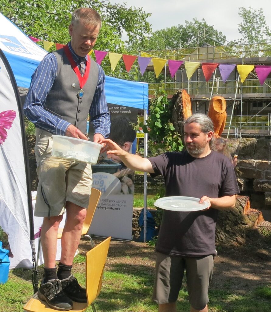 People attending the Triangle summer fair in July 2015