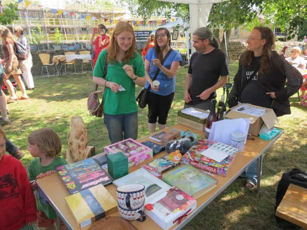 People attending the Triangle summer fair in July 2015