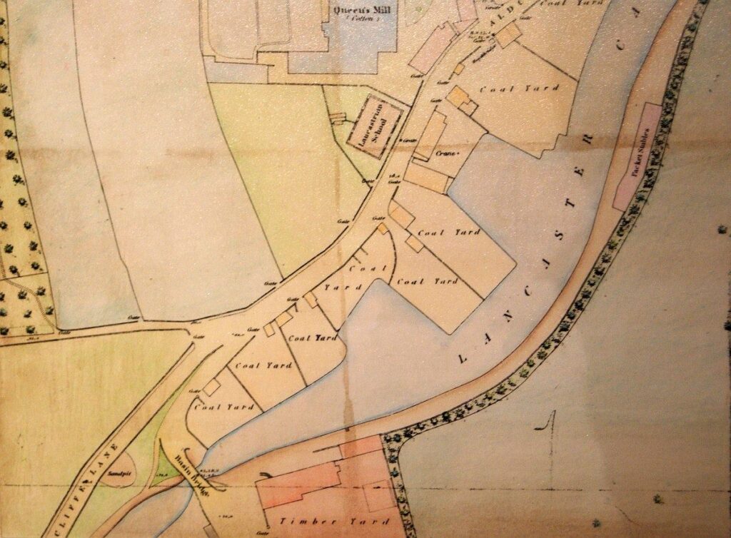 OS map of Triangle from 1845