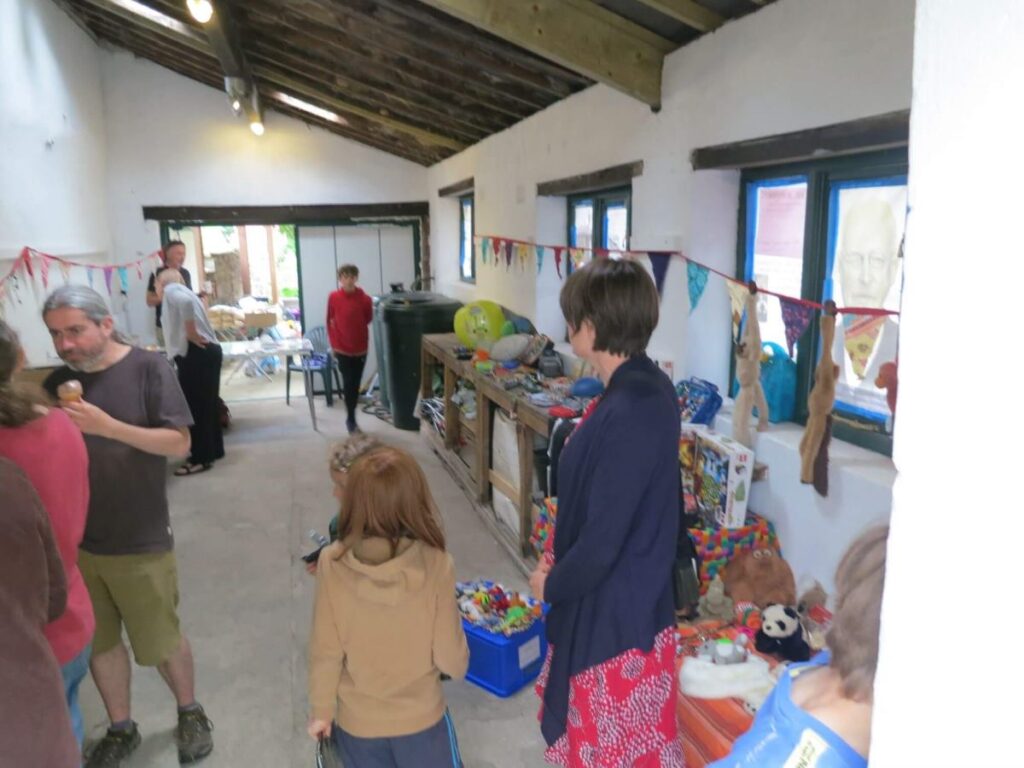 People attending the Triangle summer fair