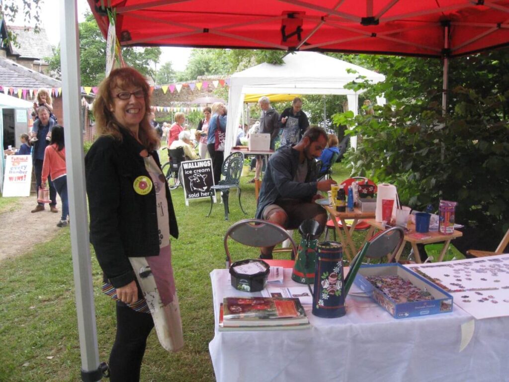 People attending the Triangle summer fair