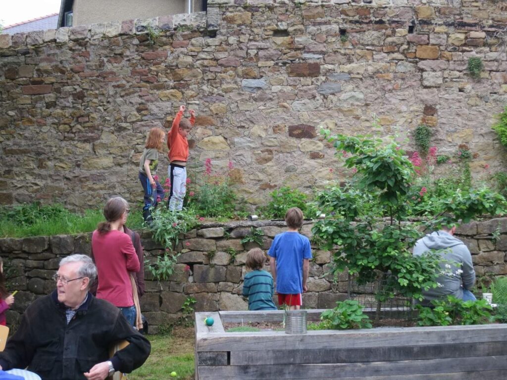 People attending the Triangle summer fair