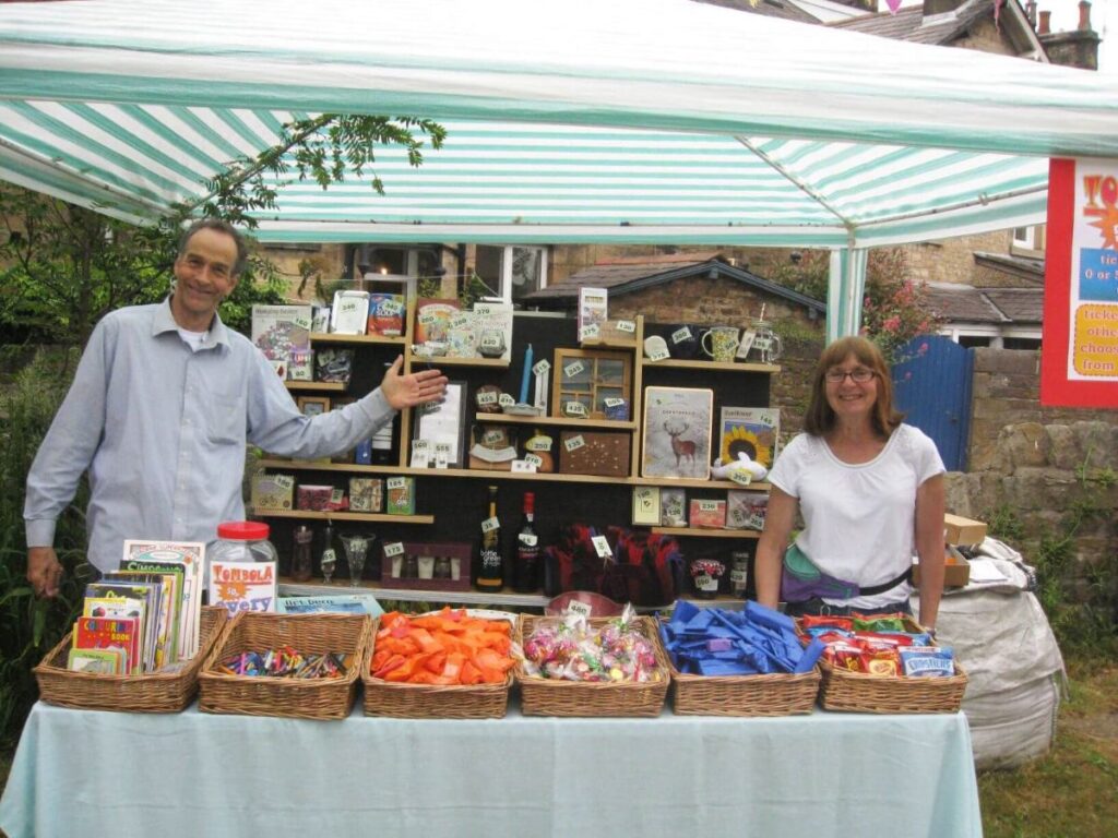 People attending the Triangle summer fair