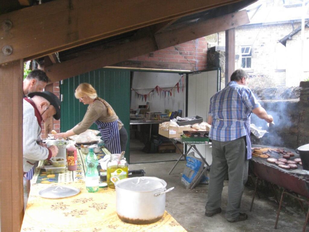 People attending the Triangle summer fair