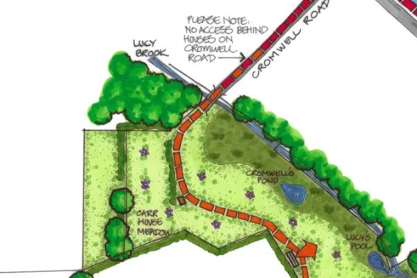 Carr House Meadow Map