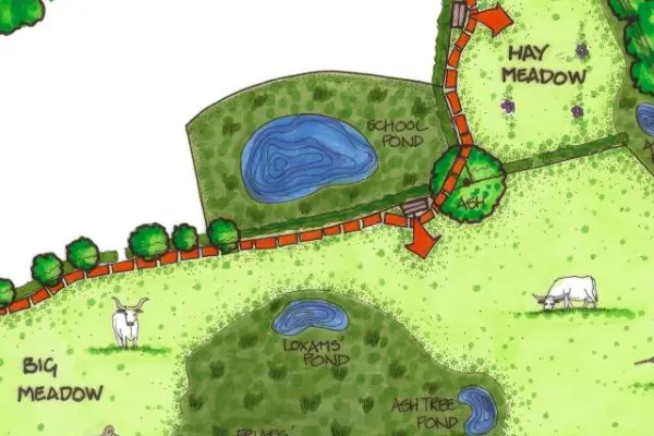 School Pond Map