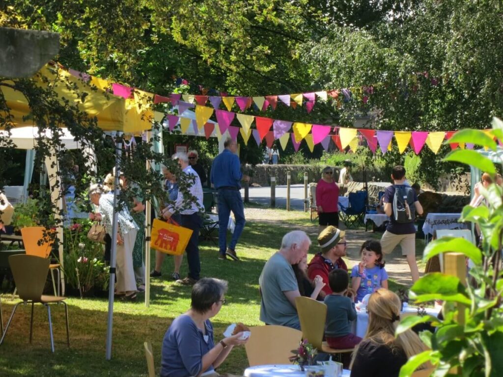 People attending the Triangle Summer Fair, July 2019