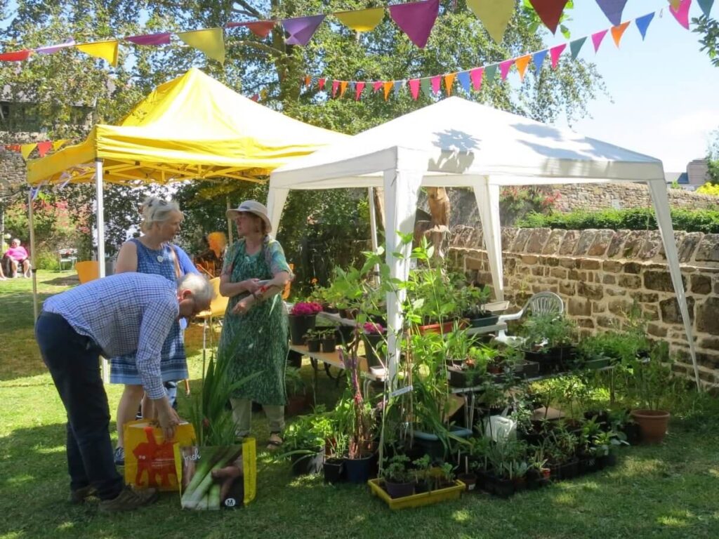 People attending the Triangle Summer Fair, July 2019