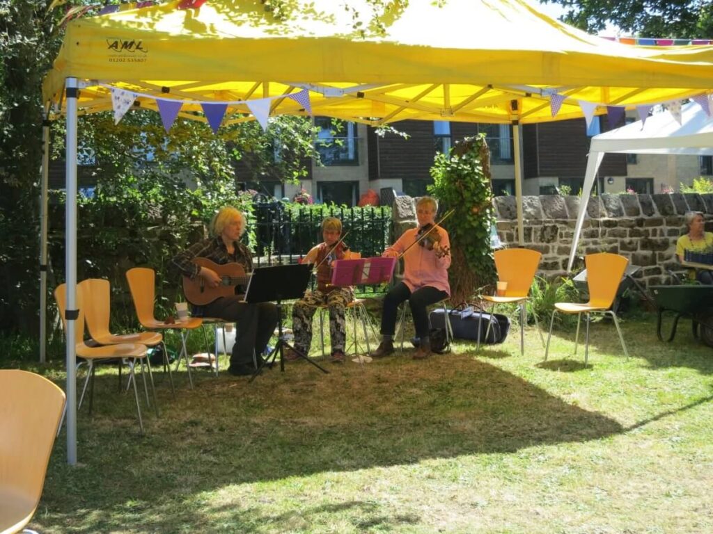 People attending the Triangle Summer Fair, July 2019