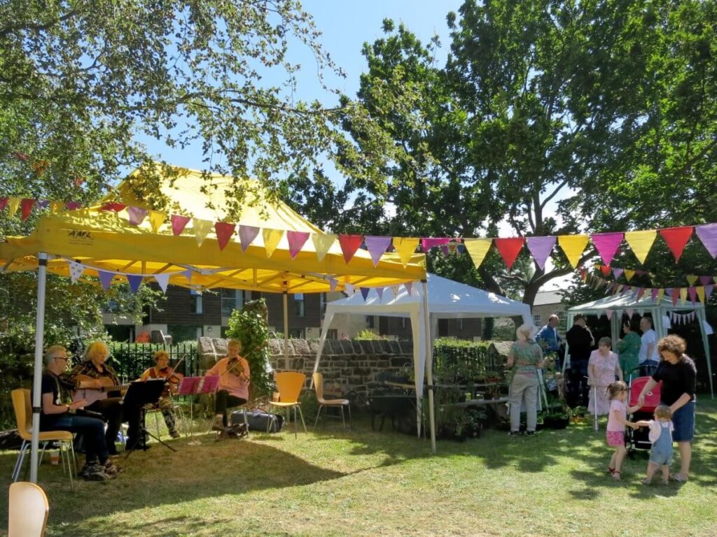 People attending the Triangle Summer Fair, July 2019