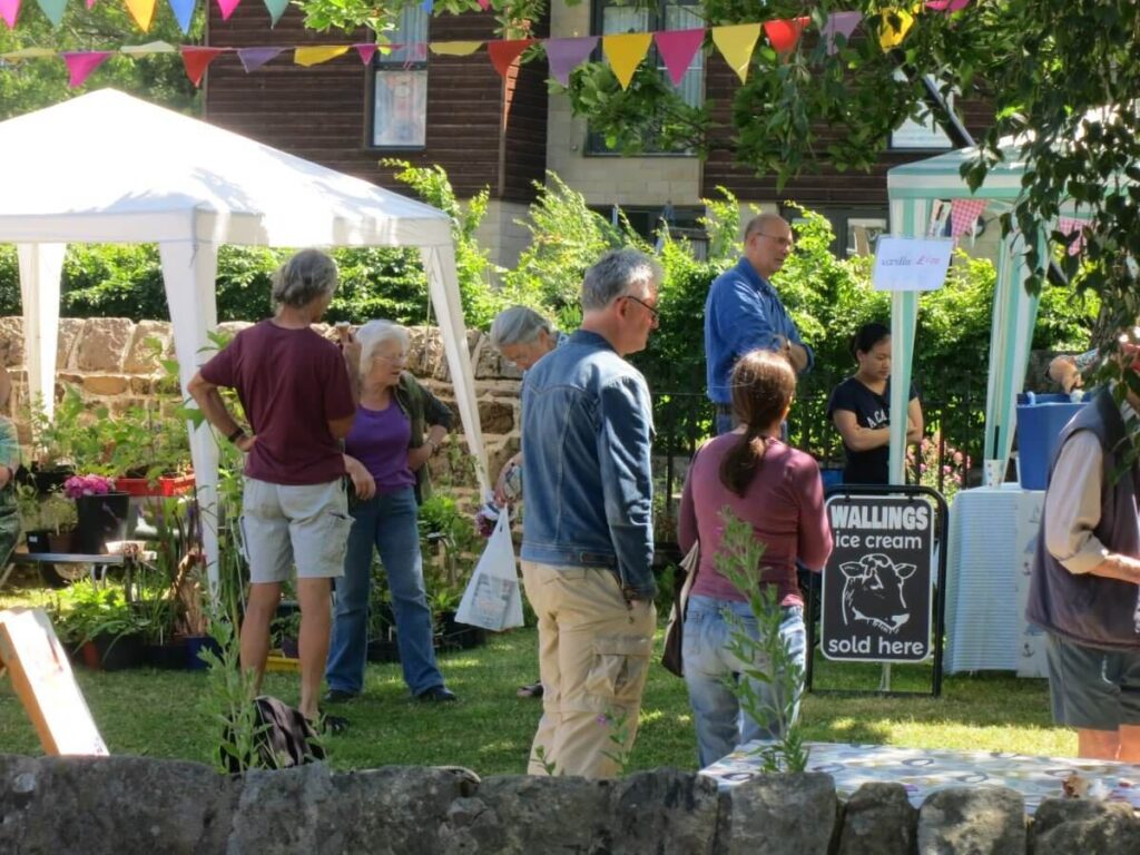 People attending the Triangle Summer Fair, July 2019