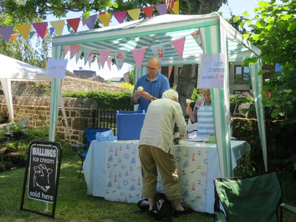 People attending the Triangle Summer Fair, July 2019