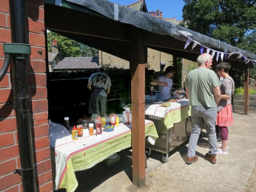 People attending the Triangle Summer Fair, July 2019