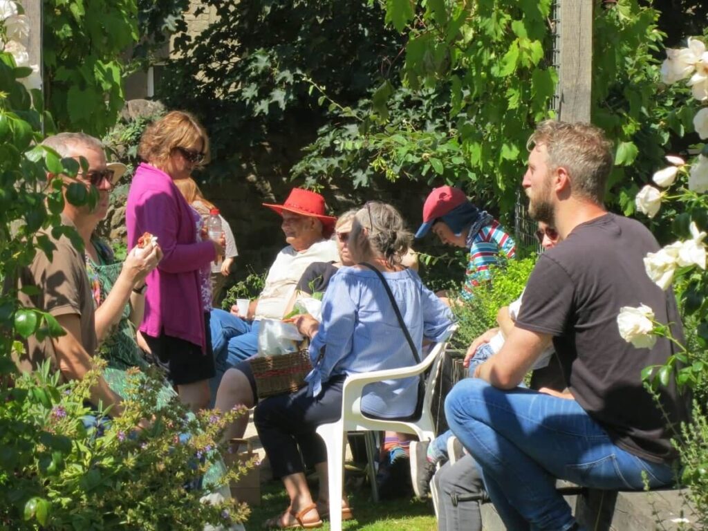 People attending the Triangle Summer Fair, July 2019