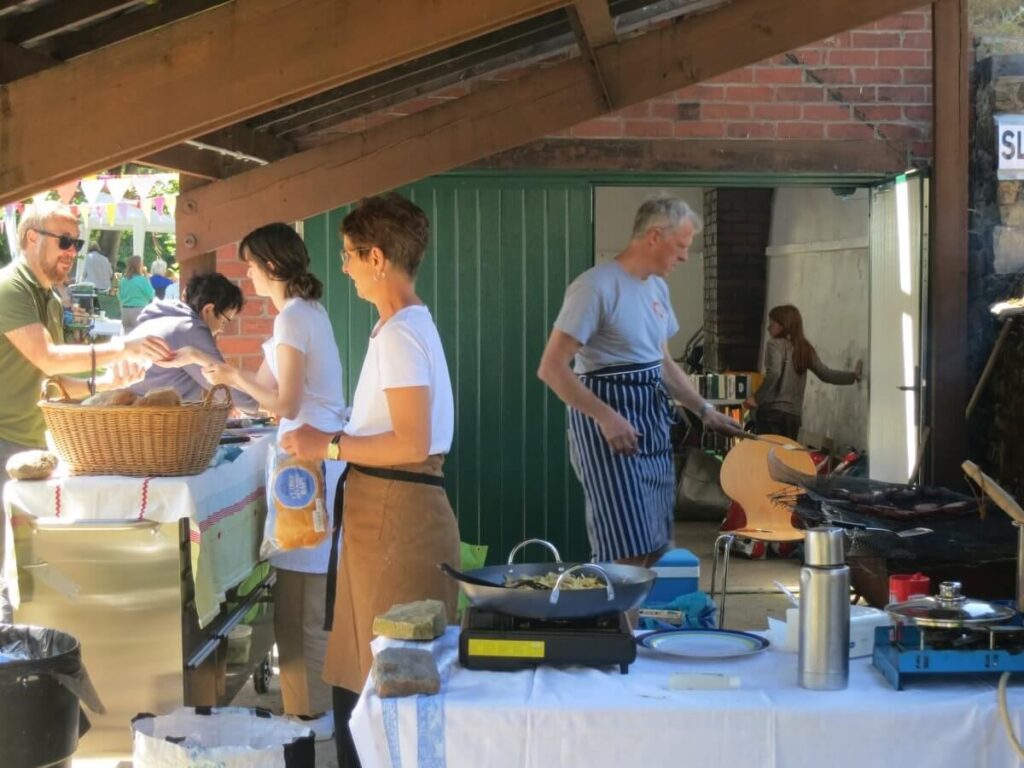 People attending the Triangle Summer Fair, July 2019