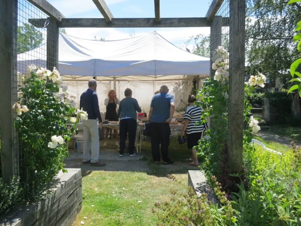 People attending the Triangle Summer Fair, July 2019