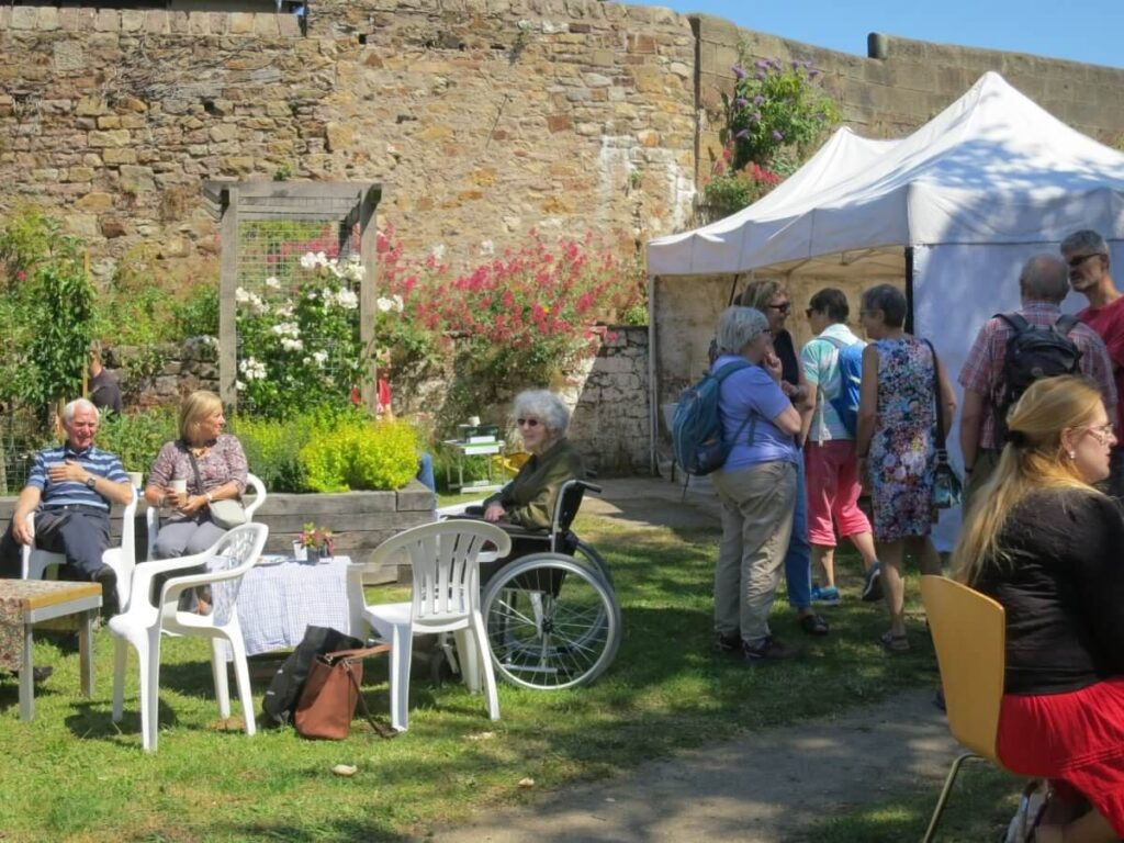 People attending the Triangle Summer Fair, July 2019