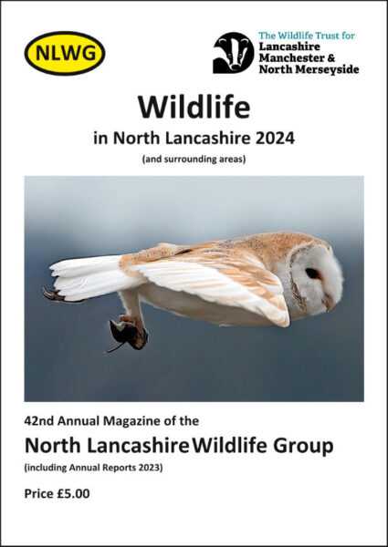 Front cover of Wildlife in North Lancashire 2024